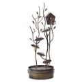 Melrose International DS 19 x 52.25 in. Iron Bird House Fountain 78426